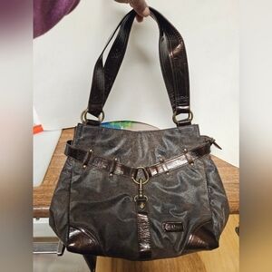 Vintage Kanu Imports "St Denis" Stressed Shoulder Bag